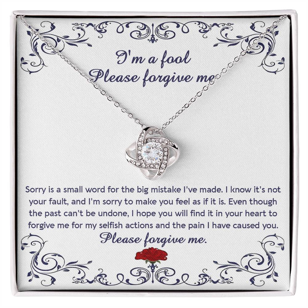 Forgive Me: Love Knot Necklace