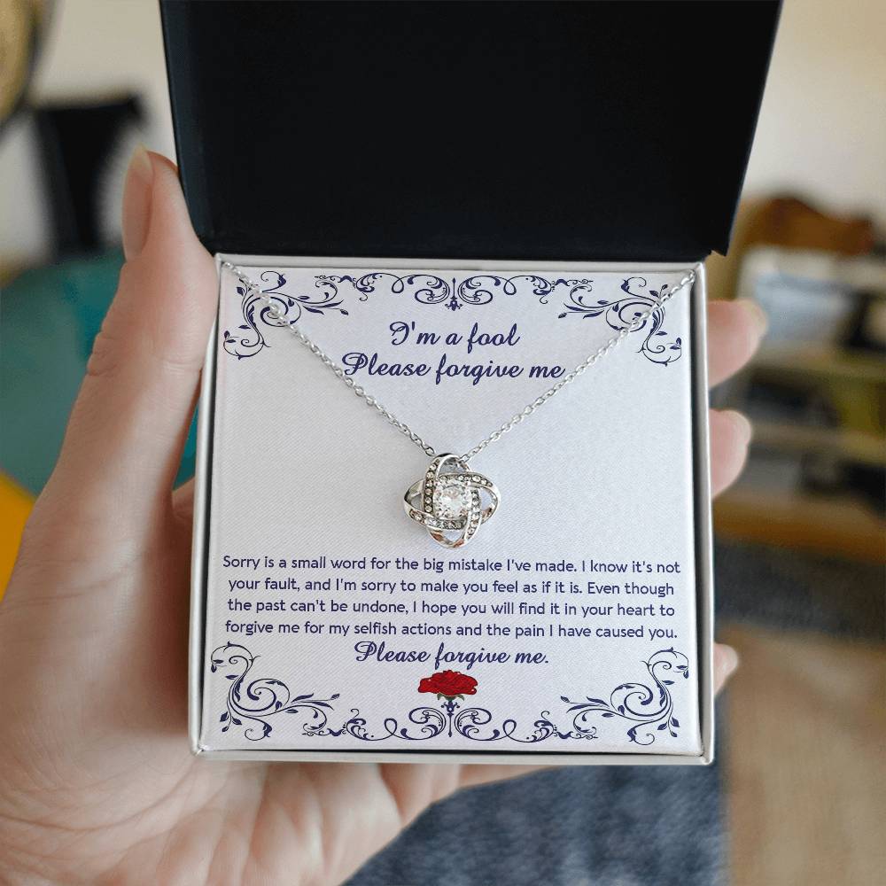 Forgive Me: Love Knot Necklace
