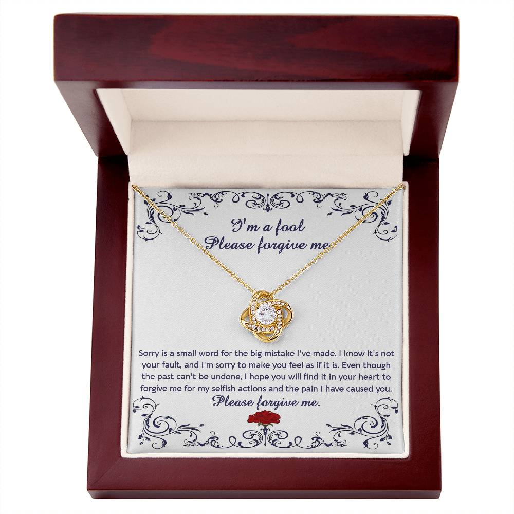 Forgive Me: Love Knot Necklace