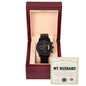 Deep Appreciation: Black Chronograph Watch