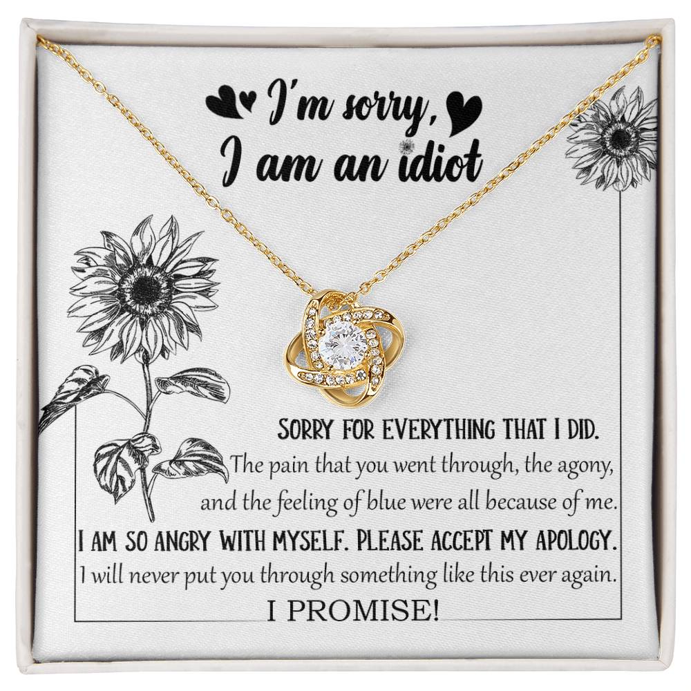 Heartfelt Regret Apology Necklace