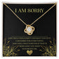 I Am Sorry - Love Knot Necklace & Apology Card