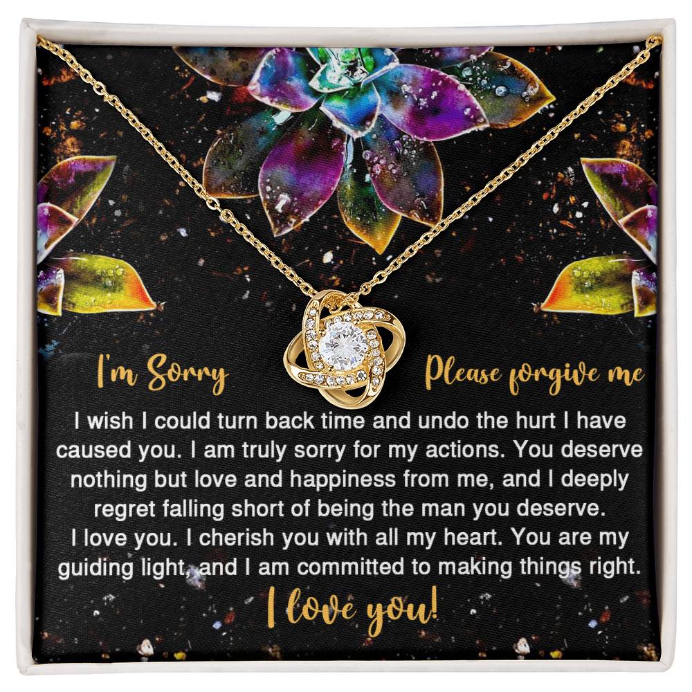 Turn Back Time Apology Necklace