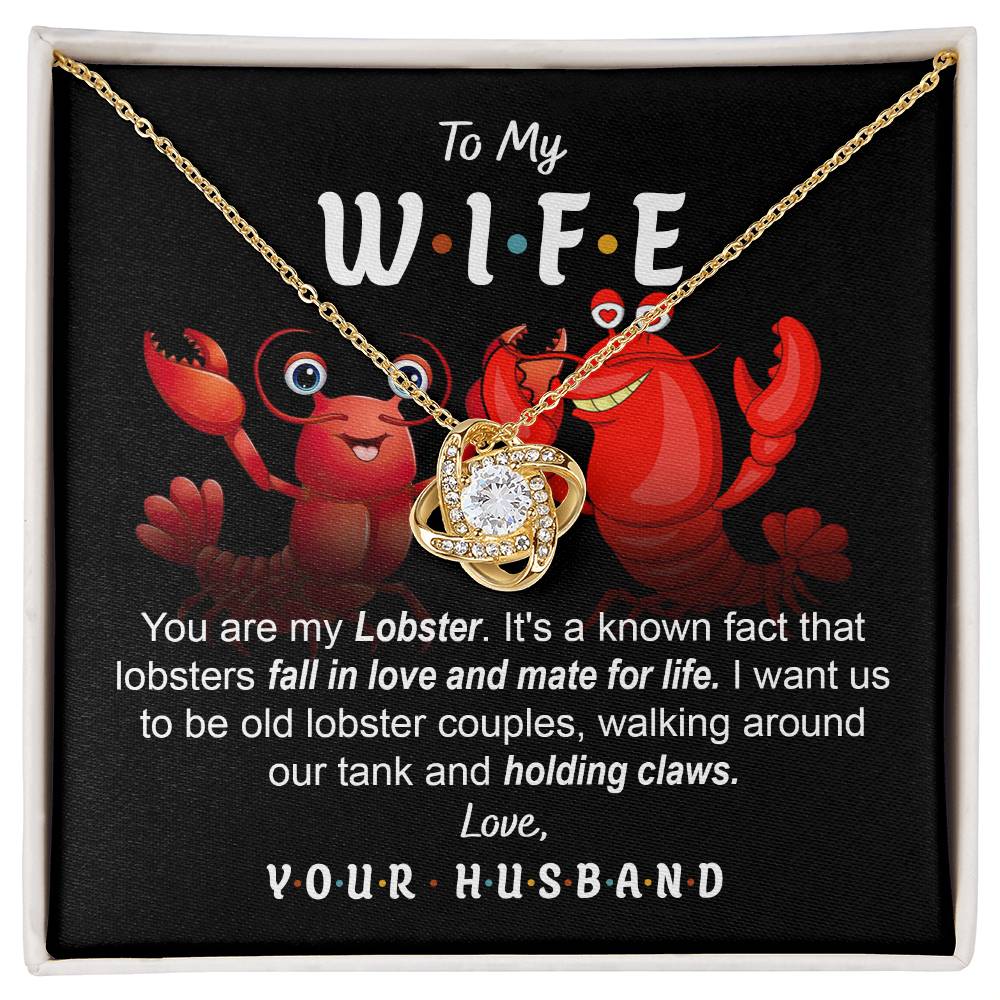 To My Wife – Love Knot Necklace