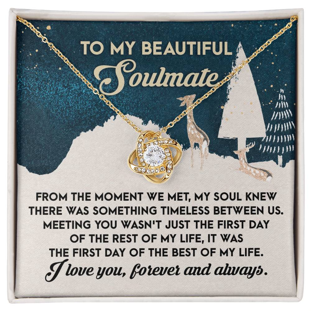 Soulmate Love Knot Necklace – A Timeless Gift of Love and Devotion