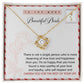 To the Most Beautiful Bride – Love Knot Necklace