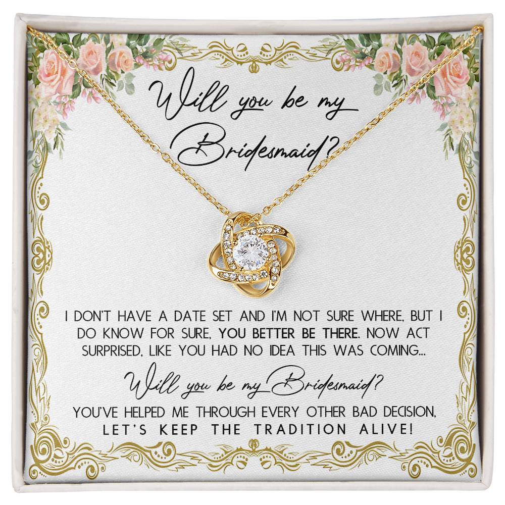 Be buy My Bridesmaid | Wedding Jewelry | Will You Be My Bridesmaid Necklace