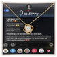 Heartfelt Apology: Rebuild Our Connection Love Knot Necklace