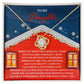 To My Daughter Love Knot Necklace – A Christmas Gift of Love, Beauty, and Confidence