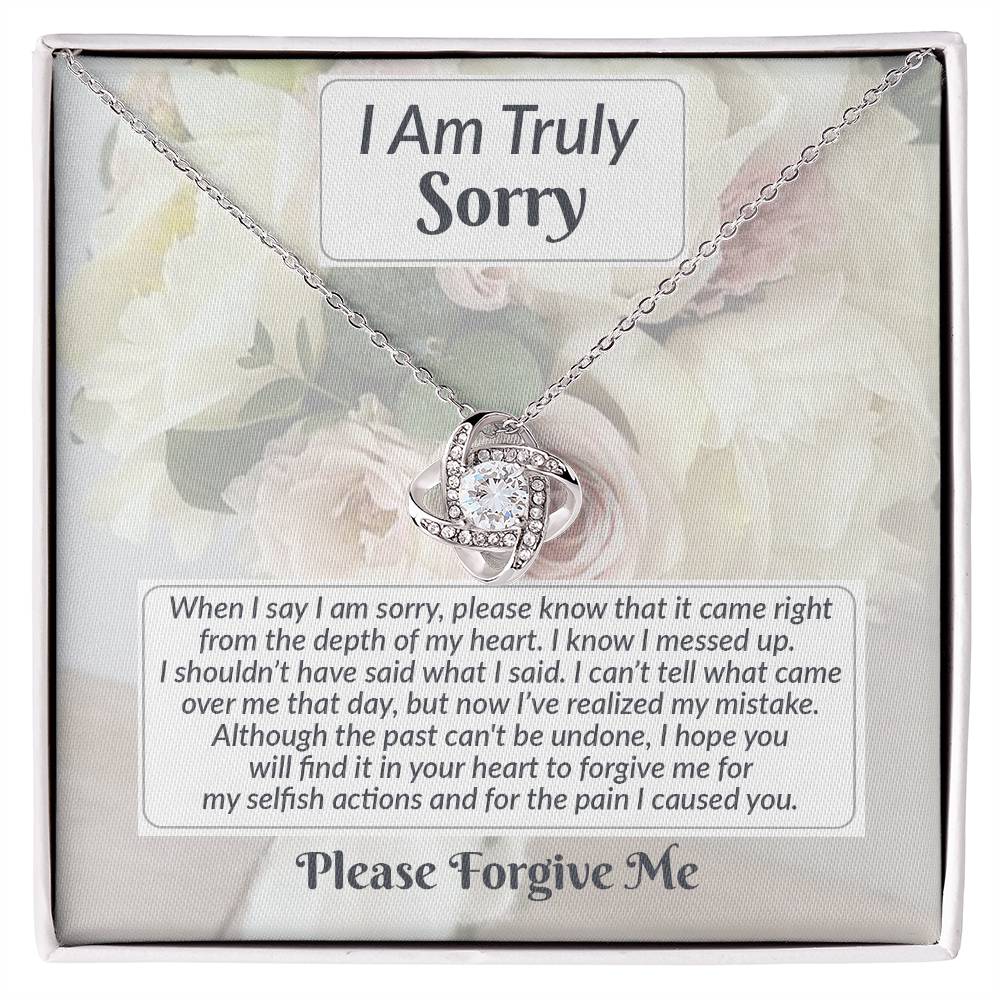 Depths of My Heart Apology Necklace