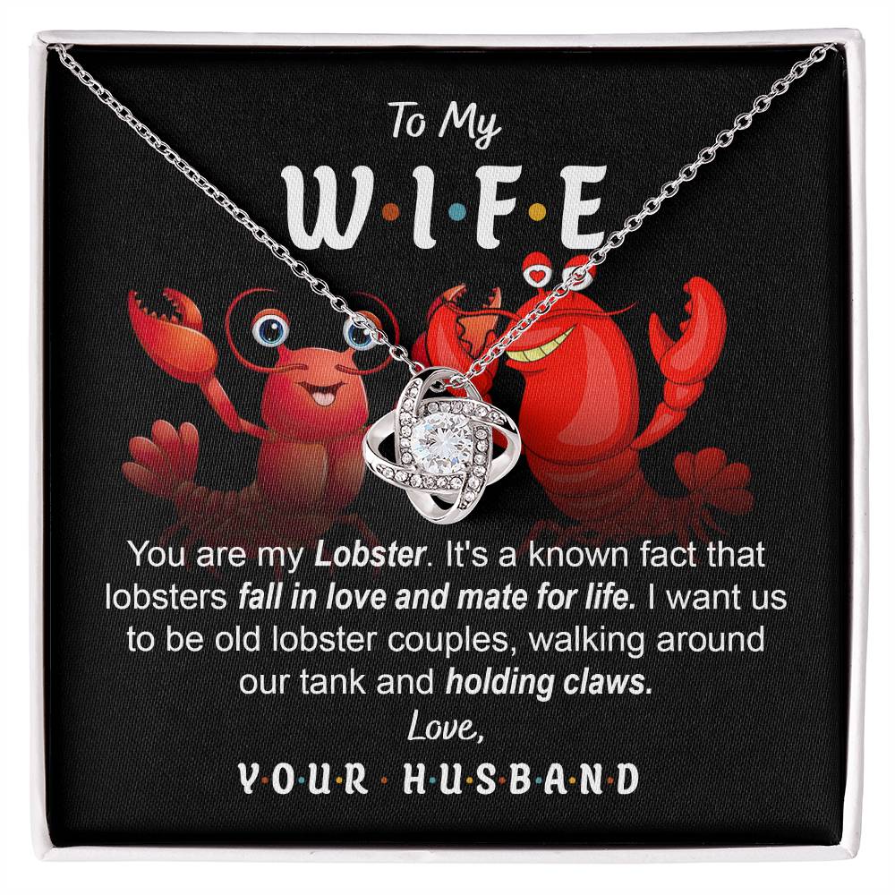 To My Wife – Love Knot Necklace