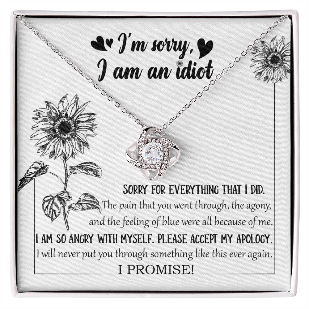 Heartfelt Regret Apology Necklace