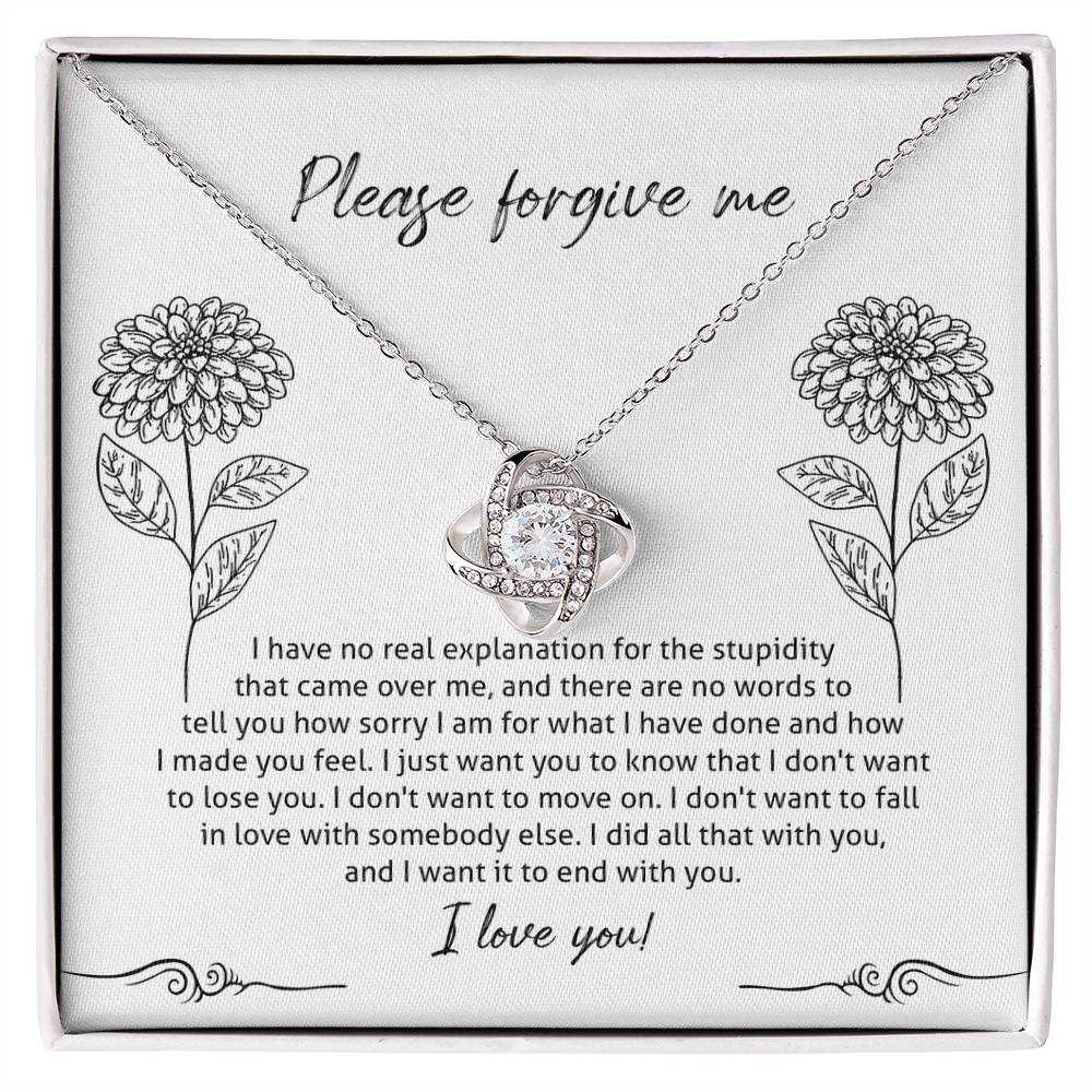 I Love You, Please Forgive Me Necklace