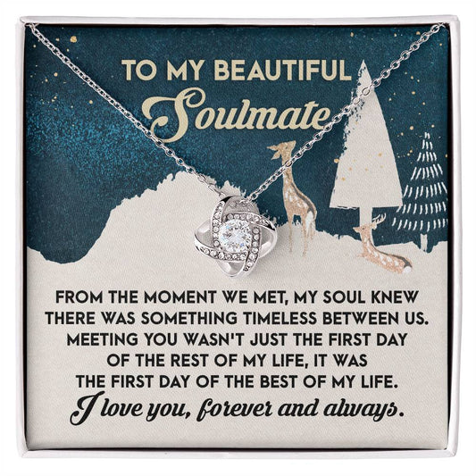 Soulmate Love Knot Necklace – A Timeless Gift of Love and Devotion