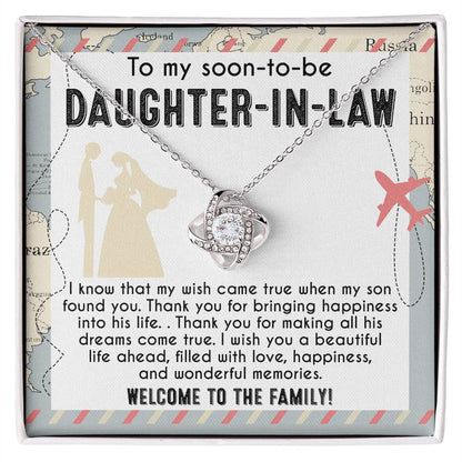 To My Soon-to-Be Daughter-in-Law – Love Knot Necklace