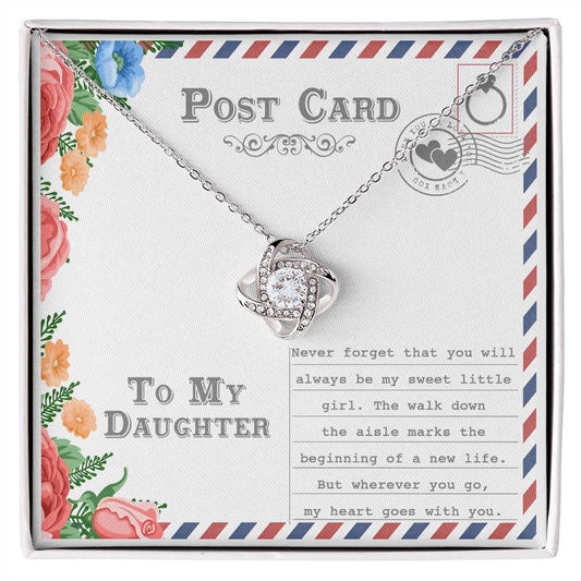 Forever My Little Girl: Love Knot Necklace for My Daughter