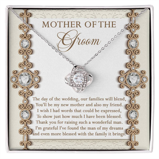 To the Mother of the Groom – Love Knot Necklace