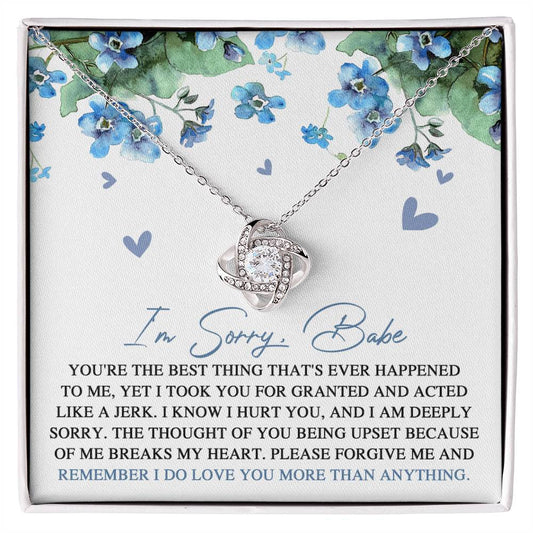 A Sincere Apology Necklace for the One You Cherish