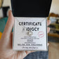 Certificate of Idiocy - The Ultimate Apology