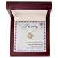 Sincere Apology: Take It Back Love Knot Necklace