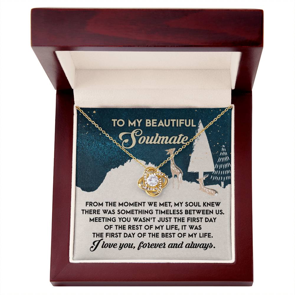 Soulmate Love Knot Necklace – A Timeless Gift of Love and Devotion