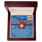 To My Daughter Love Knot Necklace – A Christmas Gift of Love, Comfort, and Cherishment