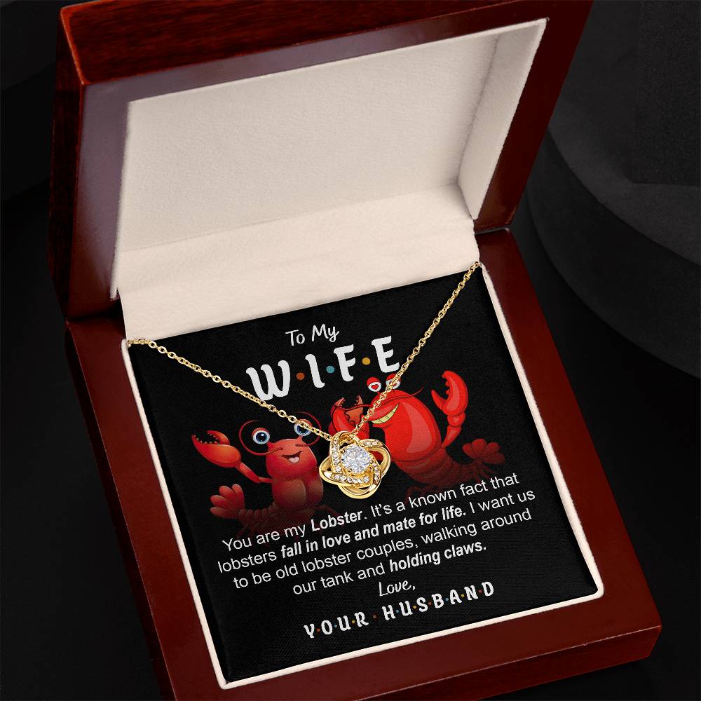 To My Wife – Love Knot Necklace