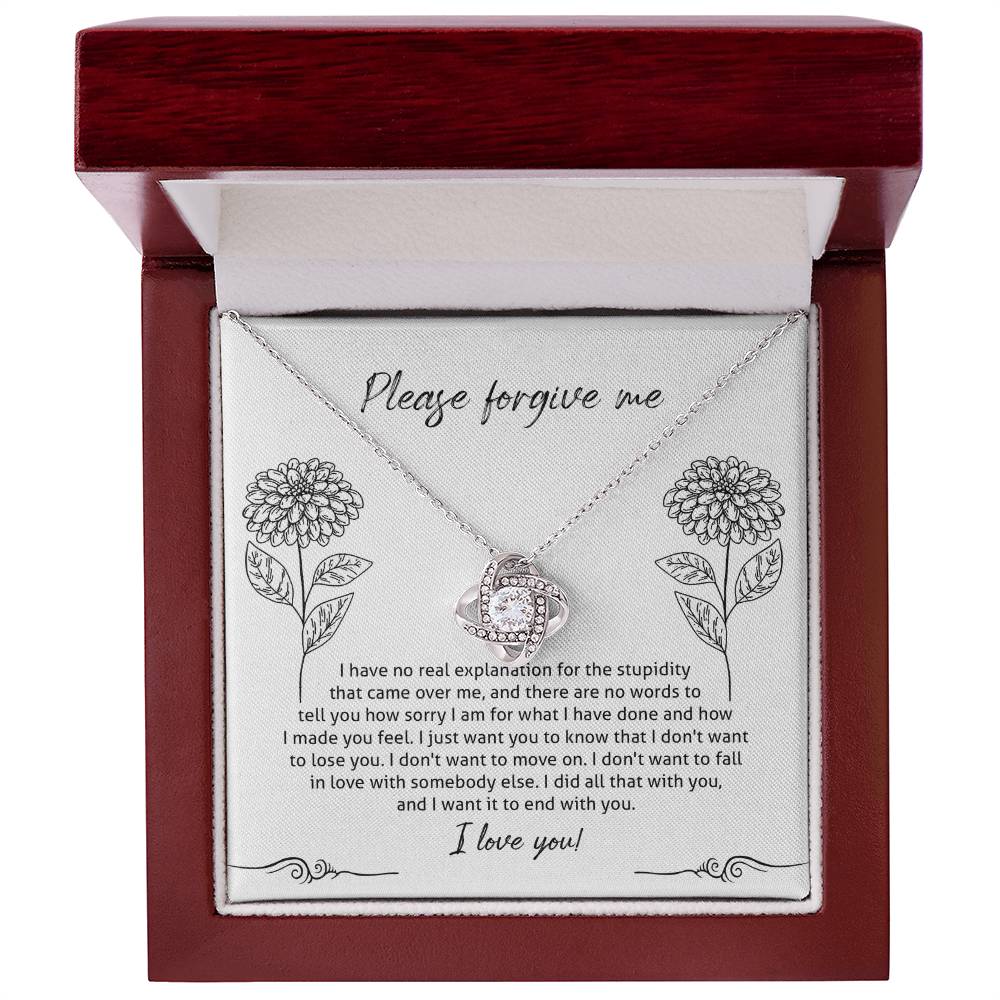 I Love You, Please Forgive Me Necklace