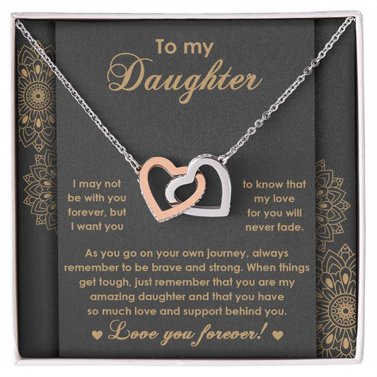 Eternal Love: Personalized Daughter Message Necklace